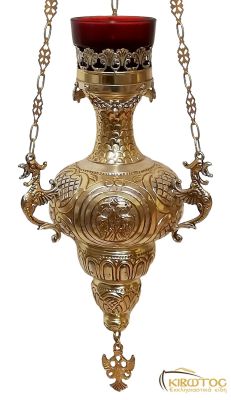 Καντήλι Δίχρωμο Κρεμαστό Αγιορείτικο