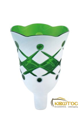 Καντηλόκουπα 12x8,5cm Δίχρωμη Χαρακτή