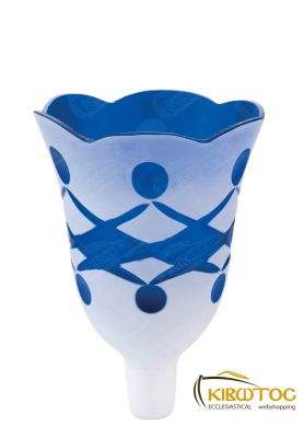 Καντηλόκουπα 12x8,5cm Δίχρωμη Χαρακτή