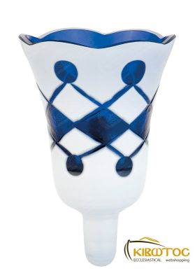 Καντηλόκουπα 14,5x10,5cm Δίχρωμη Χαρακτή