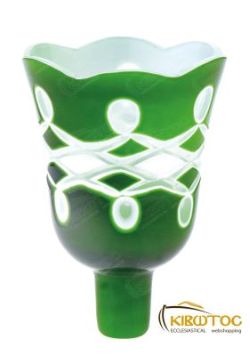 Καντηλόκουπα 14,5x10,5cm Δίχρωμη Χαρακτή