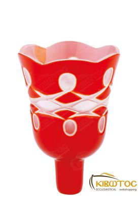 Καντηλόκουπα 12x8,5cm Δίχρωμη Χαρακτή