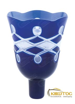 Καντηλόκουπα 14,5x10,5cm Δίχρωμη Χαρακτή