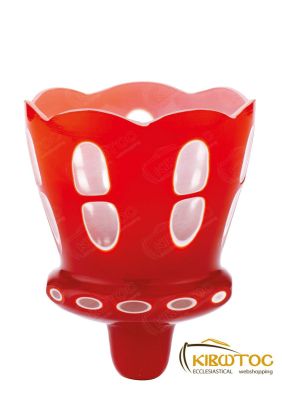 Καντηλόκουπα 12x9,4cm Δίχρωμη Χαρακτή