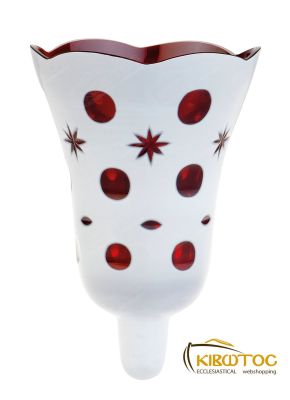 Καντηλόκουπα 14,5x10,5cm Δίχρωμη Χαρακτή