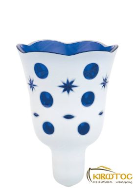 Καντηλόκουπα 12x8,5cm Δίχρωμη Χαρακτή