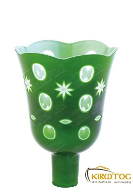 Καντηλόκουπα 12x8,5cm Δίχρωμη Χαρακτή