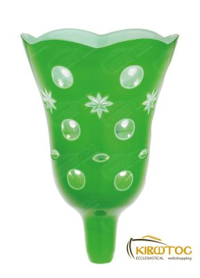 Καντηλόκουπα 14,5x10,5cm Δίχρωμη Χαρακτή