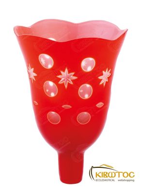 Καντηλόκουπα 14,5x10,5cm Δίχρωμη Χαρακτή