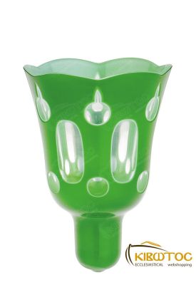 Καντηλόκουπα 12x8,5cm Δίχρωμη Χαρακτή