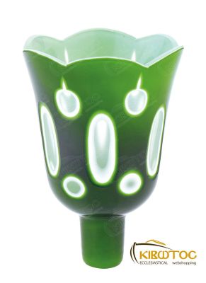 Καντηλόκουπα 14,5x10,5cm Δίχρωμη Χαρακτή