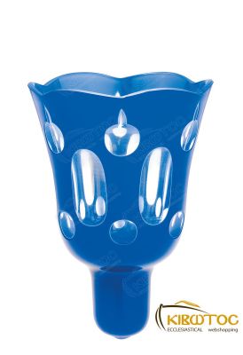 Καντηλόκουπα 12x8,5cm Δίχρωμη Χαρακτή