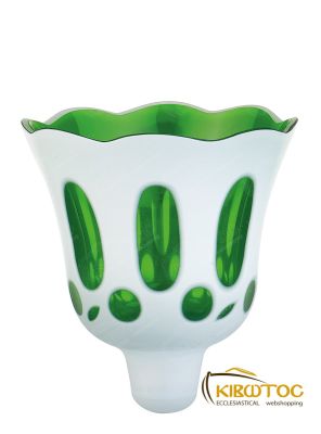 Καντηλόκουπα 10,7x9cm Δίχρωμη Χαρακτή