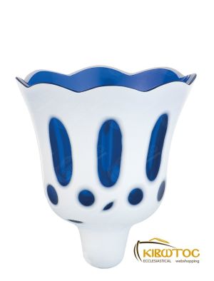 Καντηλόκουπα 10,7x9cm Δίχρωμη Χαρακτή