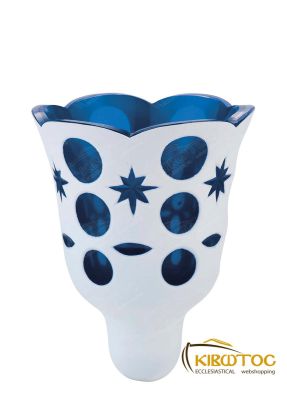 Καντηλόκουπα 11x8,5cm Δίχρωμη Χαρακτή