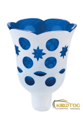 Καντηλόκουπα 13x10cm Δίχρωμη Χαρακτή