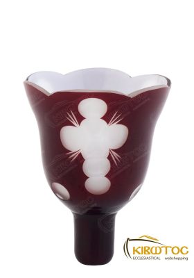 Καντηλόκουπα 10,5x8,4cm Δίχρωμη Χαρακτή