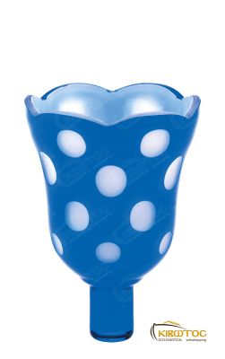 Καντηλόκουπα 11x8cm Δίχρωμη Χαρακτή