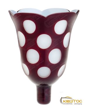 Καντηλόκουπα 15x10,5cm Δίχρωμη Χαρακτή