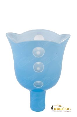 Καντηλόκουπα 10,5x8cm Δίχρωμη Χαρακτή