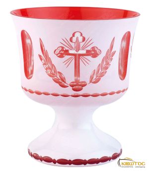 Καντηλόκουπα 16,3x14,3cm Δίχρωμη Χαρακτή