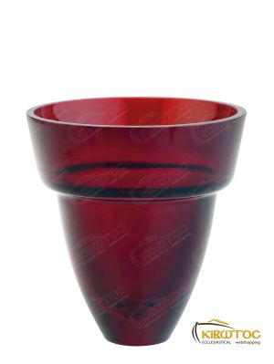 Καντηλόκουπα 10,3x9,5cm Κόκκινη