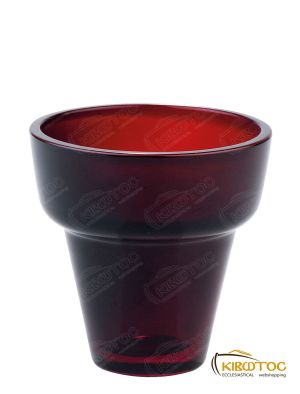 Καντηλόκουπα 10,5x9,4cm Κόκκινη