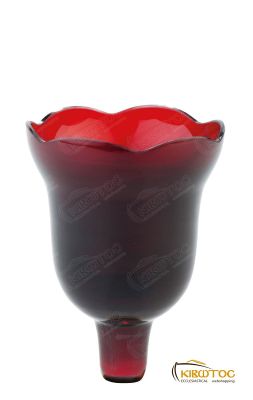 Καντηλόκουπα 10,8x8cm Κόκκινη