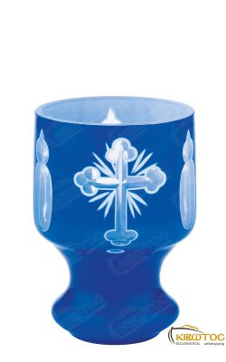 Καντηλόκουπα 9x6,5cm Χαρακτή