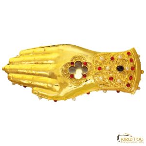 Λειψανοθήκη Χεράκι Συρματερή Επίχρυση