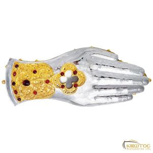 Λειψανοθήκη Χεράκι Συρματερή Δίχρωμη