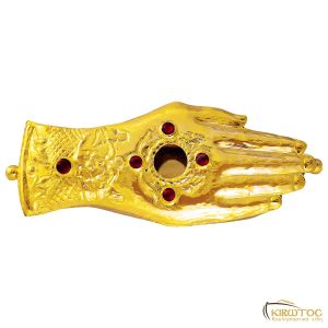 Λειψανοθήκη Χεράκι Ανάγλυφη Επίχρυση