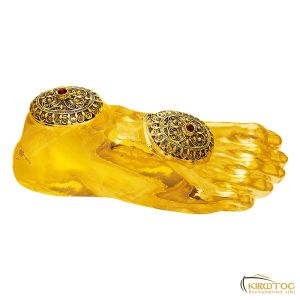 Λειψανοθήκη Πόδι Συρματερή Επίχρυση