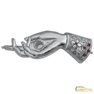 Λειψανοθήκη Χεράκι Ευλογίας Ανάγλυφη Επάργυρη