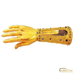 Λειψανοθήκη Χέρι Επίχρυση Συρματερή