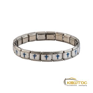 Βραχιόλι Μεταλλικό με Σταυρό