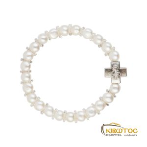 Βραχιόλι Μαργαριτάρια με Σταυρό