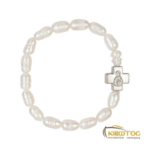 Βραχιόλι Μαργαριτάρια με Σταυρό
