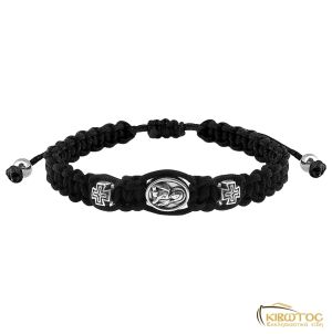 Βραχιόλι Μακραμέ Σχέδιο Παναγία