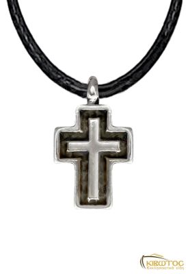 Φυλαχτό Λαιμού Σταυρός Επάργυρο