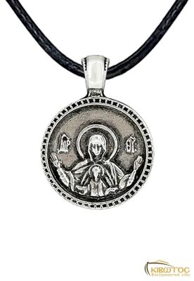 Φυλαχτό Λαιμού Παναγία Τσαμπίκα Επάργυρο