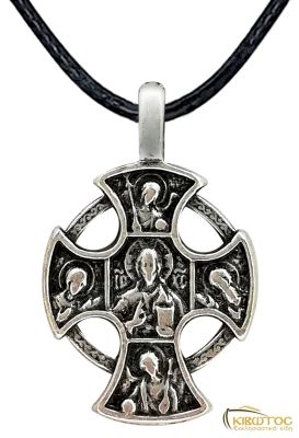 Φυλαχτό Λαιμού Χριστός Φύλακας Άγγελος Επάργυρο