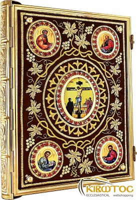 Ευαγγέλιο Χρυσοκέντητο Επίχρυσο 3303