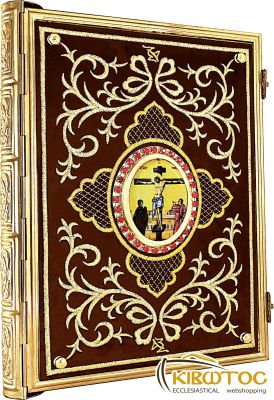 Ευαγγέλιο Χρυσοκέντητο Επίχρυσο 3305