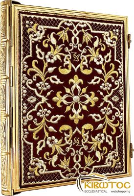 Ευαγγέλιο Επίχρυσο με Χρυσοκέντητα Άνθη