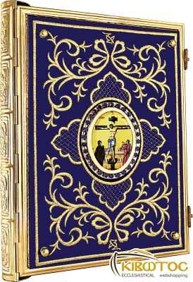 Ευαγγέλιο Χρυσοκέντητο Επίχρυσο 6291