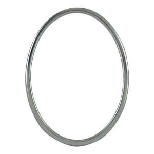 Κορνίζα για Μνήμα Μπρούτζινη Ασημί Οβάλ Επιτοίχια Οικονομική