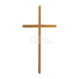 Σταυρός για Μνήμα Αλουμινίου Χρυσός Λεία Επιφάνεια Γίγας