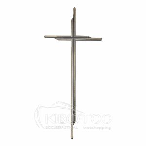 Σταυρός για Μνήμα Μπρούτζινος Παλαιωμένο Χρυσό Διπλός Μεγάλος