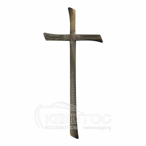 Σταυρός για Μνήμα Μπρούτζινος Παλαιωμένο Χρυσό Λείος Οικονομικός